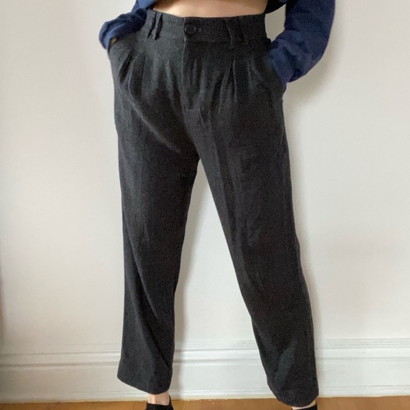 Zara Dark Grey High Waist Trouser - Picture 4 of 4